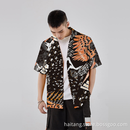 Digital Printing Fabric Calico Cloth Man Shirt Fabric